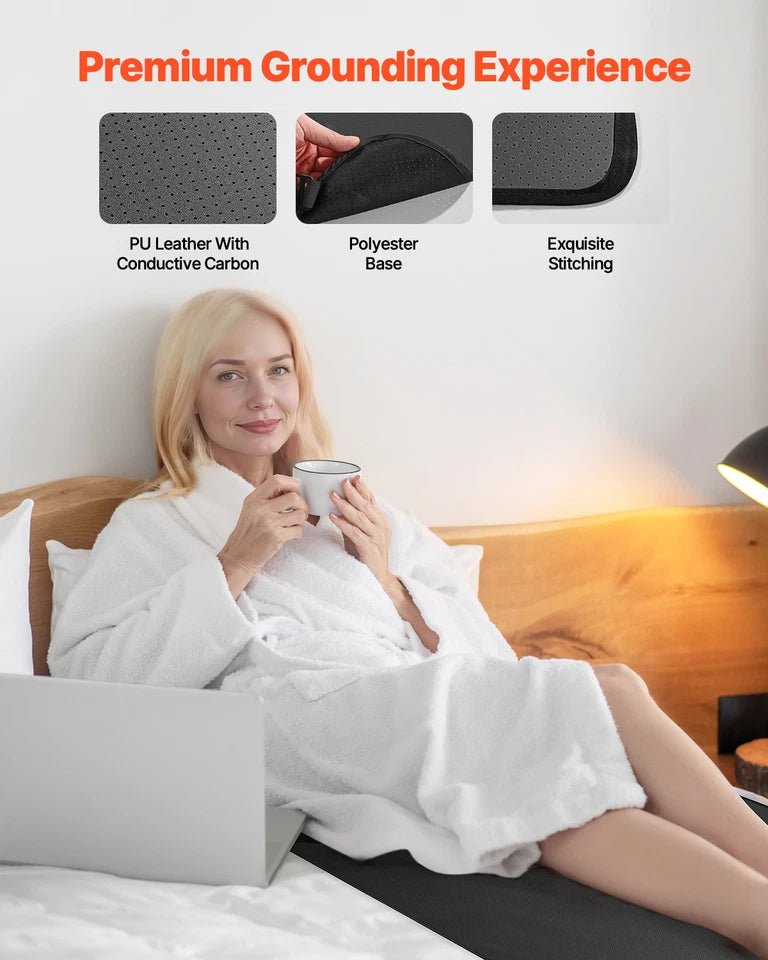 Grounding Mat for Bed for Enhanced Sleep Quality and Well - Being - Recharge IQ